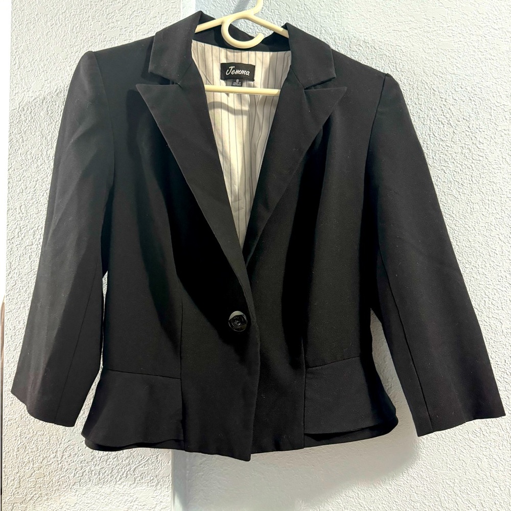 5/$20🛍️ Jemma 3/4 Sleeve Black Jacket
